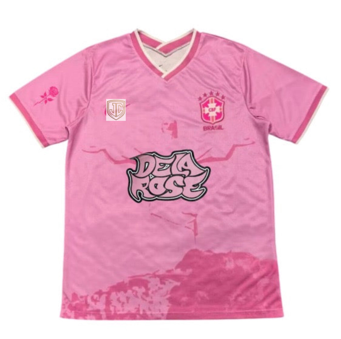 Maillot rose Brésil x De la Rose