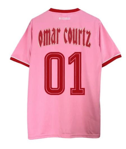 FLAMENGO x OMAR COURTZ CAMISETA ROSA Y ROJA