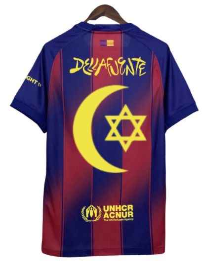 BARCELONA x DELLAFUENTE CAMISETA 1ª EQUIPACIÓN 25/26