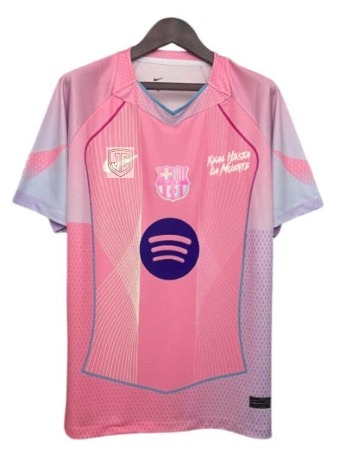 Barcelona x Anuel special edition pink jersey