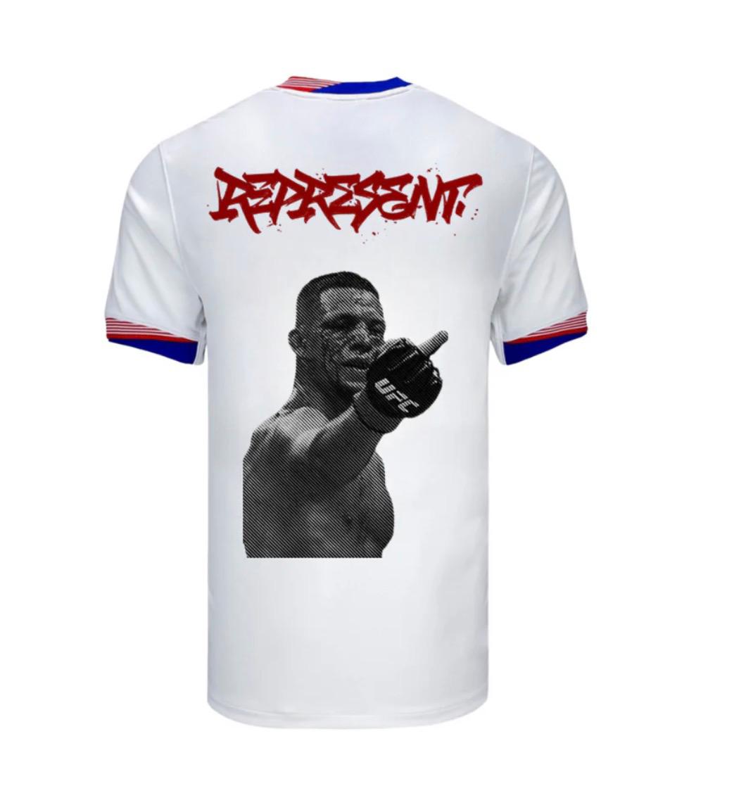 Camiseta de Nate Díaz x USA Edición Represented