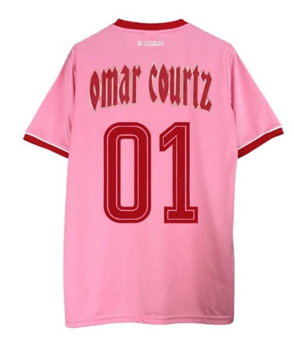 Flamengo x Omar Courtz pink t-shirt