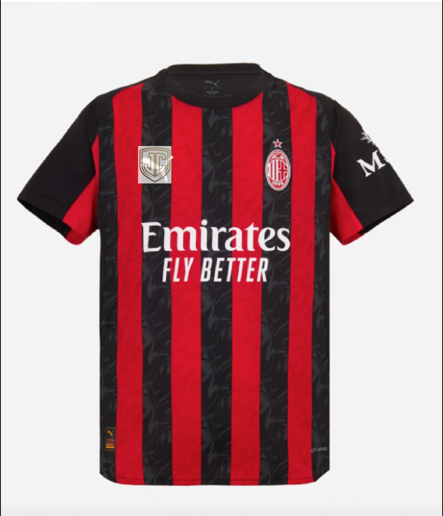 Maillot domicile de l'AC Milan 25-26